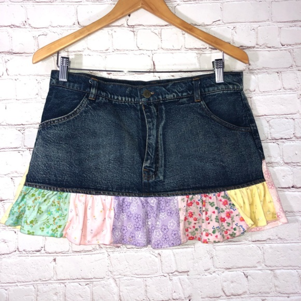 Max Mehra‎ Jean Skirt